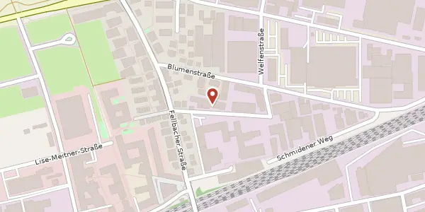 Karte der Umgebung von Baumschulenweg 7, 70736 Fellbach