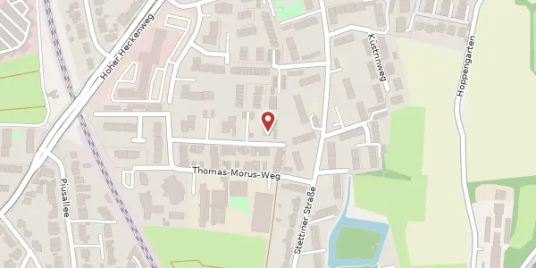 Karte der Umgebung von Thomas-Morus-Weg 32, 48147 Münster