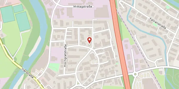 Karte der Umgebung von Siplinger Str. 43, 87527 Sonthofen