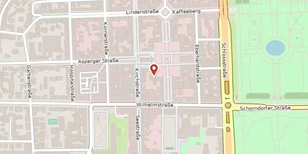 Karte der Umgebung von Marktplatz 12, 71634 Ludwigsburg