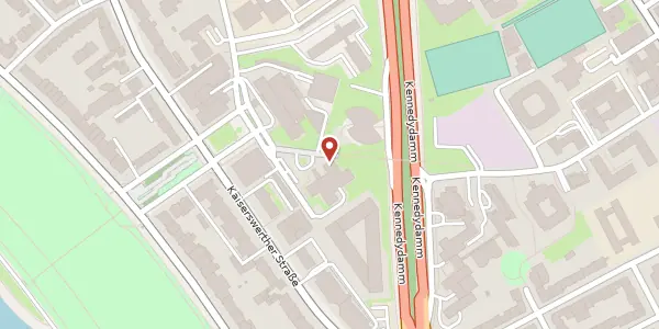 Karte der Umgebung von Bennigsen-Platz 1, 40474 Düsseldorf