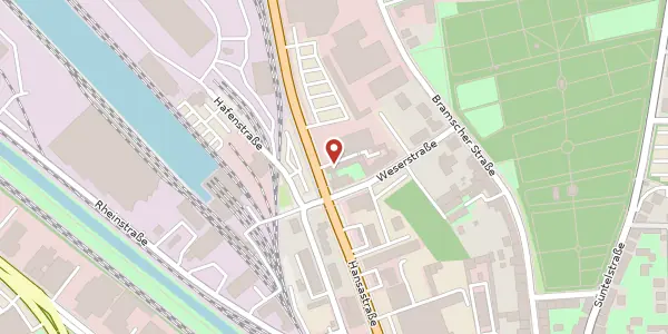 Karte der Umgebung von Hansastr. 61 f, 49090 Osnabrück