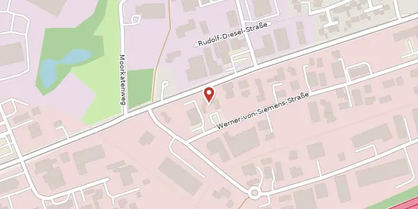 Karte der Umgebung von Werner-von-Siemens-Straße 5, 24783 Osterrönfeld