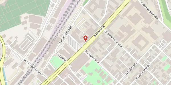 Karte der Umgebung von Karlstraße 9, 72764 Reutlingen