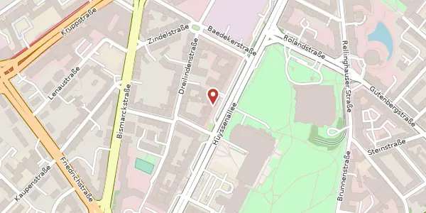 Karte der Umgebung von Huyssenallee 50, 45128 Essen