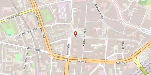 Karte der Umgebung von Husemannplatz 3-4, 44787 Bochum
