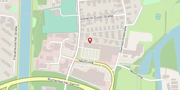 Karte der Umgebung von Neumühle 2, 91056 Erlangen