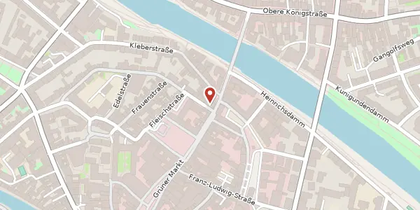 Karte der Umgebung von Hauptwachstr. 11, 96047 Bamberg