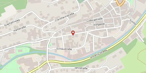 Karte der Umgebung von Unterhainstr. 12, 97769 Bad Brückenau