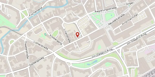 Karte der Umgebung von Neuwerkstraße 38, 99084 Erfurt