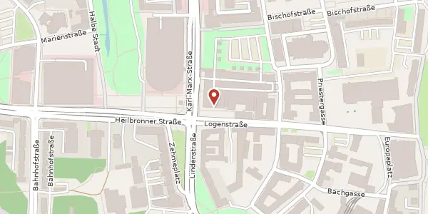 Karte der Umgebung von Logenstraße 8, 15230 Frankfurt (Oder)