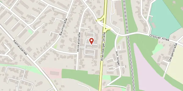 Karte der Umgebung von Rüsterweg 68, 47445 Moers