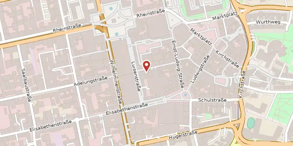 Karte der Umgebung von Schuchardstr. 14, 64283 Darmstadt