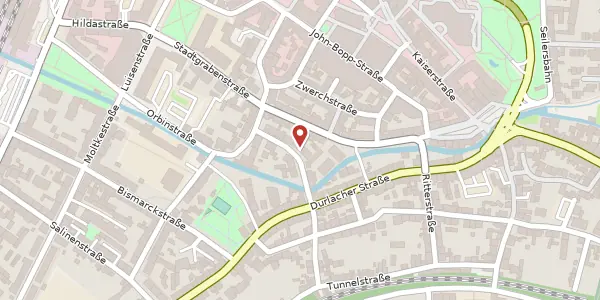 Karte der Umgebung von Neutorstraße 7, 76646 Bruchsal