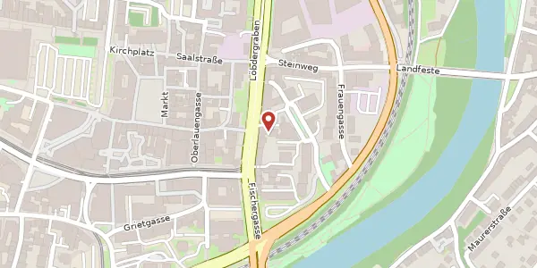 Karte der Umgebung von Löbdergraben 24, 07743 Jena