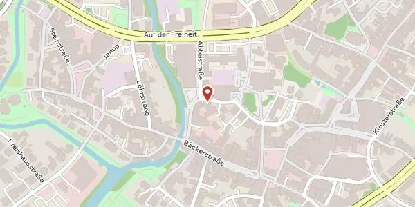 Karte der Umgebung von Elisabethstr. 3, 32052 Herford