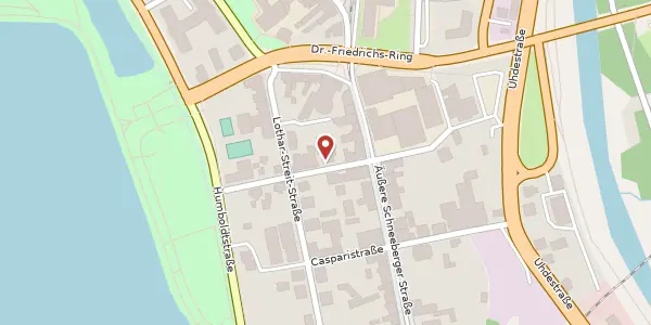 Karte der Umgebung von Amalienstraße 2 - 4, 08056 Zwickau