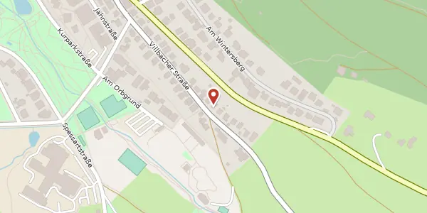 Karte der Umgebung von Villbacher Str. 29, 63619 Bad Orb