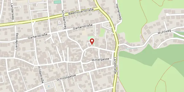 Karte der Umgebung von Bachgasse 20, 69502 Hemsbach