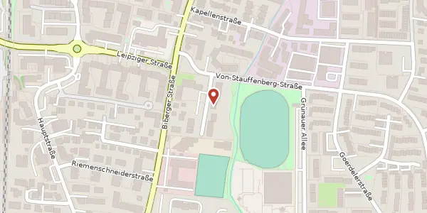 Karte der Umgebung von Bischofshofener Str. 5, 82008 Unterhaching