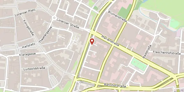 Karte der Umgebung von Königstorgraben 3, 90402 Nürnberg