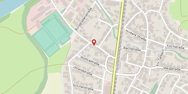 Karte der Umgebung von Neckarstraße 17 a, 72644 Oberbohingen