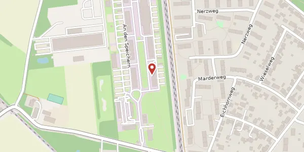 Karte der Umgebung von An den Speichern 6, 48157 Münster