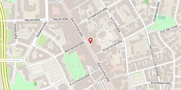 Karte der Umgebung von Bahnhofstr. 34, 44623 Herne