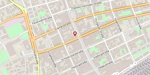Karte der Umgebung von Ekkehardstraße 11, 78224 Singen (Hohentwiel)
