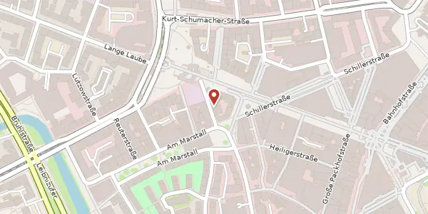Karte der Umgebung von Steintorstraße 6, 30159 Hannover