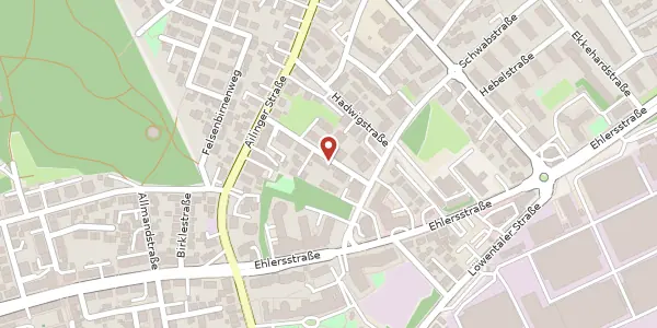 Karte der Umgebung von Magdalenenstraße 7, 88045 Friedrichshafen