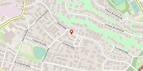Karte der Umgebung von Seestraße 48, 71229 Leonberg