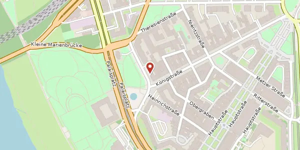 Karte der Umgebung von Palaisplatz 3, 01097 Dresden