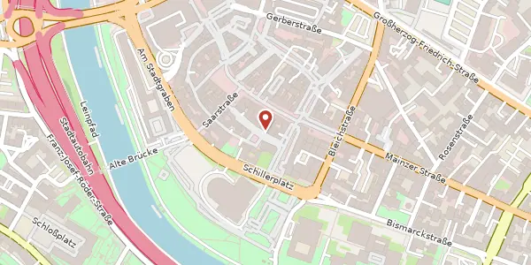 Karte der Umgebung von Kronenstraße 10, 66111 Saarbrücken