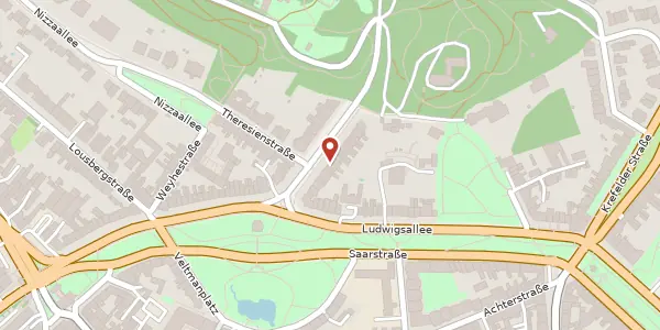 Karte der Umgebung von Kupferstr. 10, 52070 Aachen