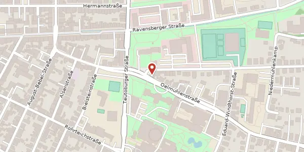 Karte der Umgebung von Oelmühlenstr. 33, 33604 Bielefeld