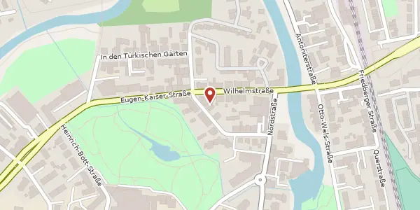 Karte der Umgebung von Corniceliusstr. 12, 63450 Hanau