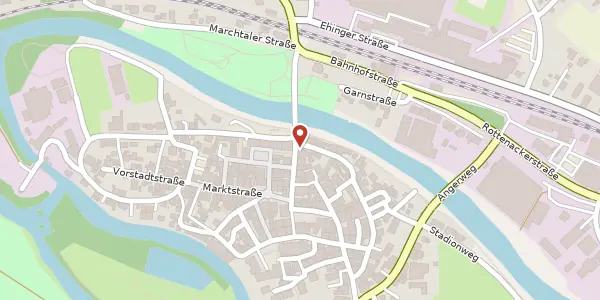 Karte der Umgebung von Donaustraße 7, 89597 Munderkingen