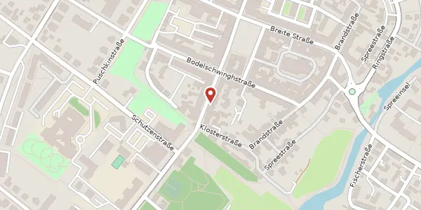 Karte der Umgebung von Berliner Str. 5, 15848 Beeskow