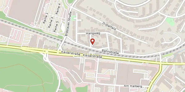 Karte der Umgebung von Bahnstraße 11, 66121 Saarbrücken