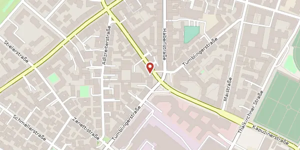 Karte der Umgebung von Kapuzinerplatz 2, 80337 München