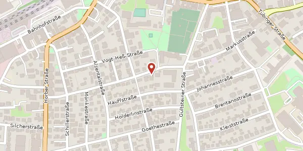 Karte der Umgebung von Erhardtstraße 9, 71083 Herrenberg