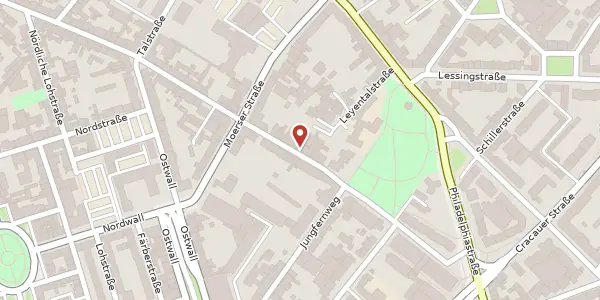 Karte der Umgebung von Steckendorfer Str. 72, 47799 Krefeld