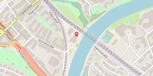 Karte der Umgebung von Ziegelländeweg 4, 89077 Ulm/Donau