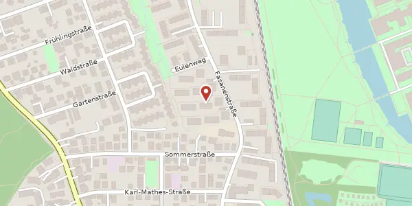 Karte der Umgebung von Fasanenstr. 67 e, 82008 Unterhaching