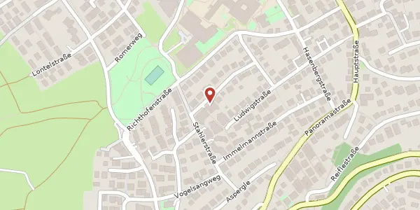 Karte der Umgebung von Otto-Weddigen-Straße 15, 70839 Gerlingen