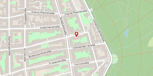 Karte der Umgebung von Fundstraße 29, 30161 Hannover