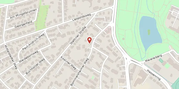 Karte der Umgebung von Bommersheimer Weg 11a, 61348 Bad Homburg