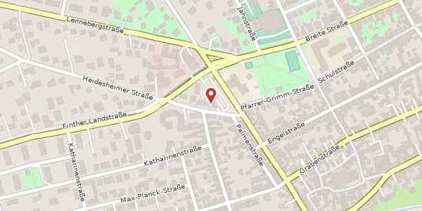 Karte der Umgebung von Heidesheimerstraße 10, 55124 Mainz