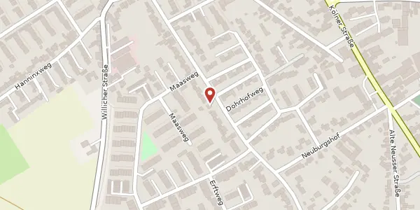 Karte der Umgebung von Dohmenstr. 53, 47807 Krefeld